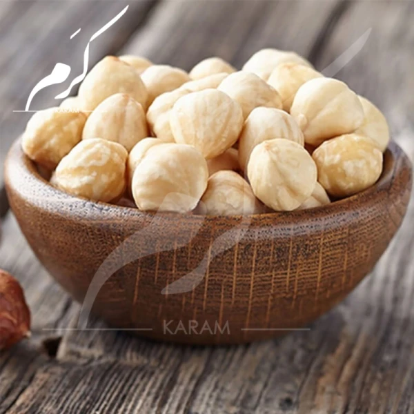مغز فندق بوداده بی نمک تُرک