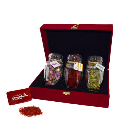 پک زعفران دنیای عطر (3مثقال زعفران-70گرم هل-20گرم غنچه) شیرین