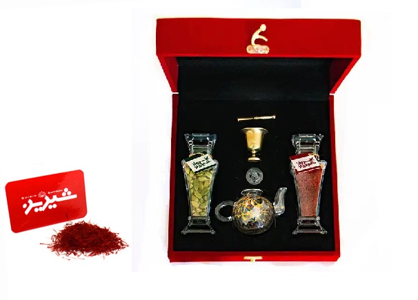 پک زعفران ملکه (1مثقال زعفران-20گرم هل-هاون) شیرین