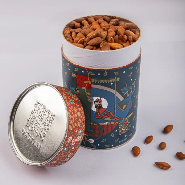 بادام دراژه بوداده بی نمک 600 گرمی هزار و یک شب
