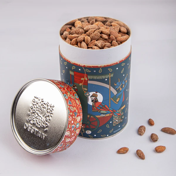 بادام دراژه نمکی 600 گرمی هزار و یک شب
