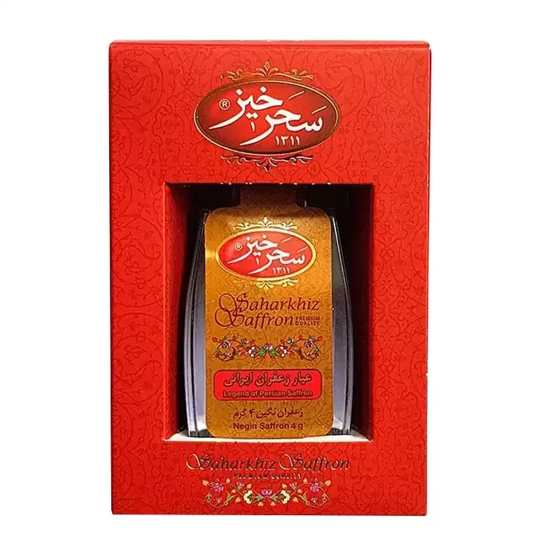 زعفران نگين 4 گرم آذين سحرخيز