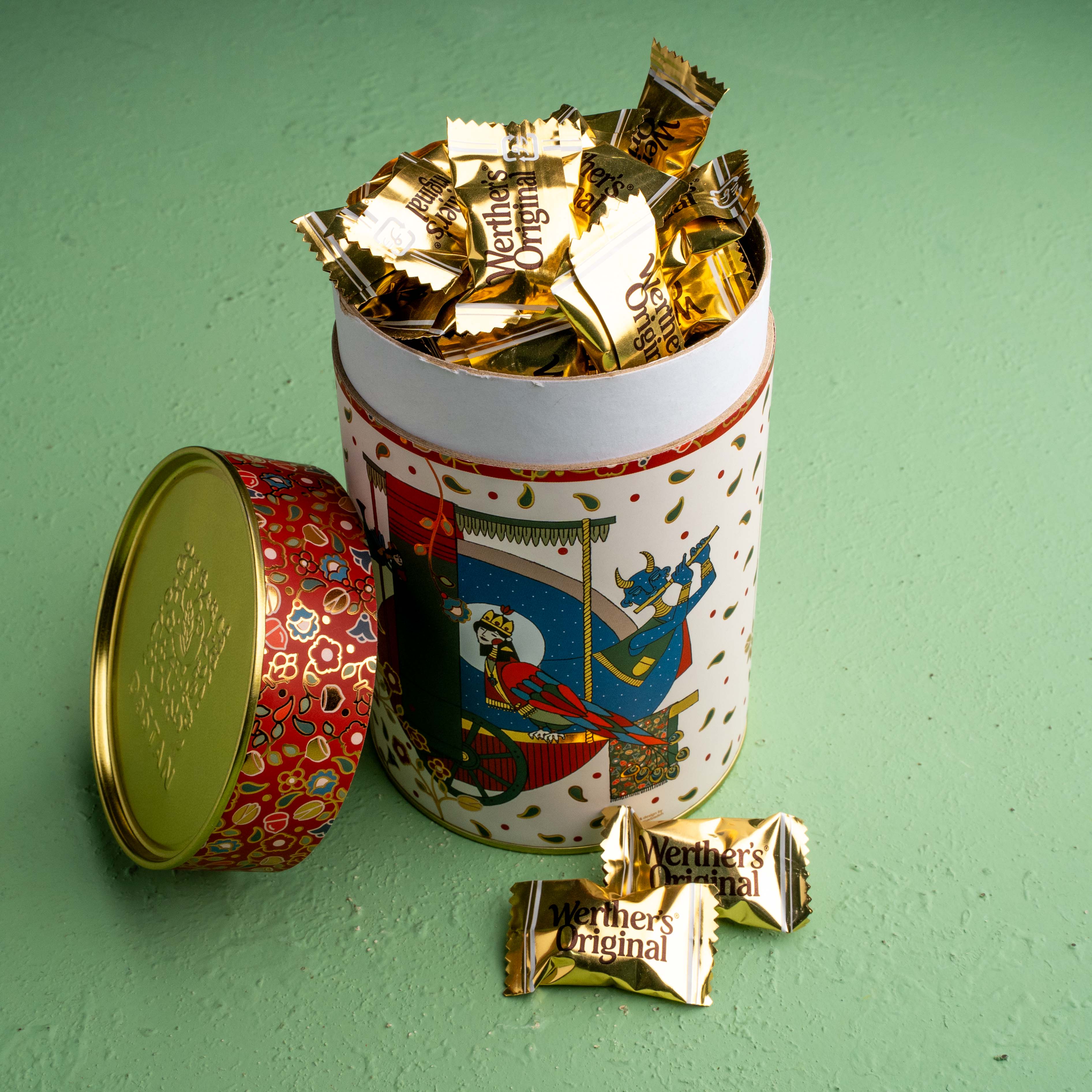 آبنبات Werthers مربعی 400 گرمی هزار و یک شب