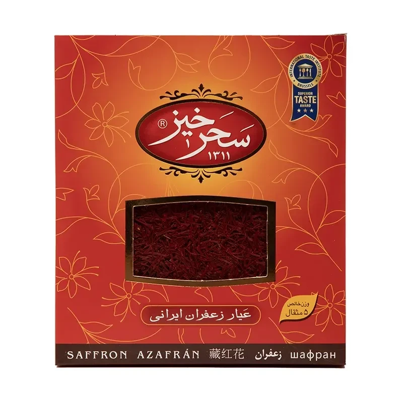 زعفران سرگل 5 مثقال کادویی سحرخيز