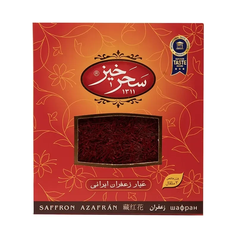 زعفران سرگل 3 مثقال کادویی سحرخيز