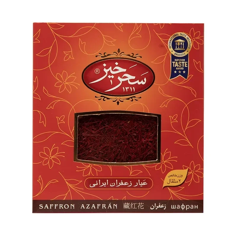 زعفران سرگل 2 مثقال کادويی سحرخيز