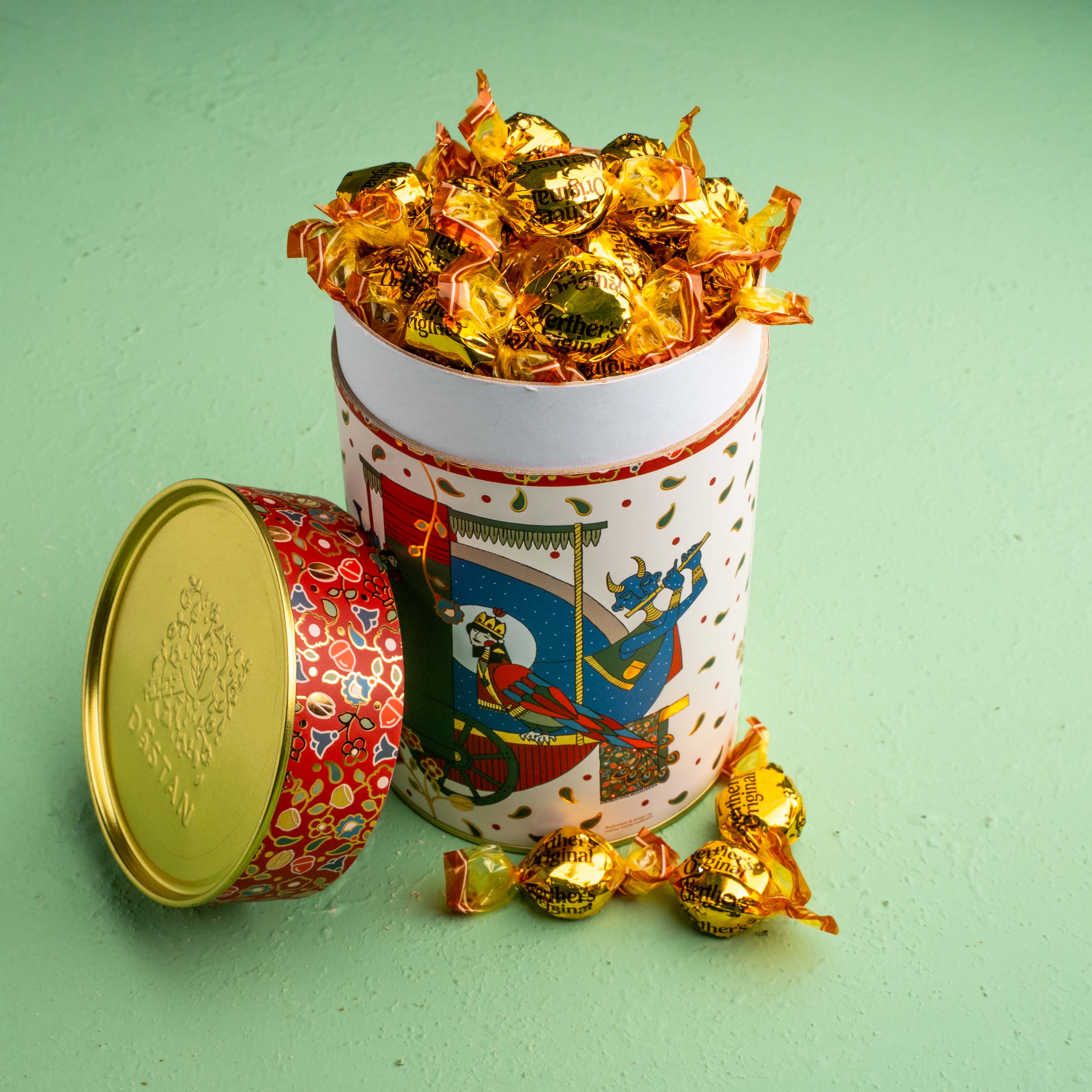 آبنبات Werthers گرد 550 گرمی هزار و یک شب