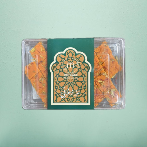 لوز سه رنگ (زعفران.بادام.پسته) مطلب زاده